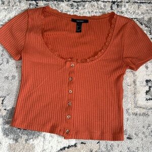 FOREVER 21 Orange Croptop